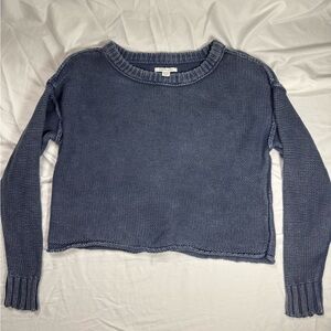 American Eagle Outfitters Navy Crew Neck Sweater